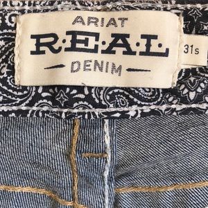 ARIAT R.E.A.L Mid Ride whipstitch AW6397c riding jeans
